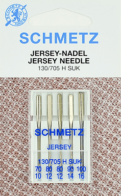 Иглы Schmetz джерси 130/705 H SUK (70x1, 80x2, 90x1, 100x1) 5 шт в Нижних Сергах